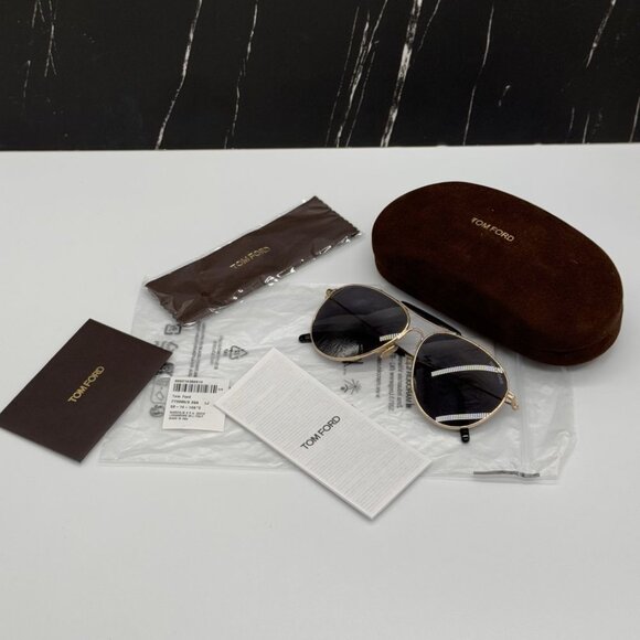 NEW TOM FORD TF995 28A UNSIEX AVIATOR SUNGLASSES TOM FORD RAFAEL-02 FT0995 - Picture 12 of 12